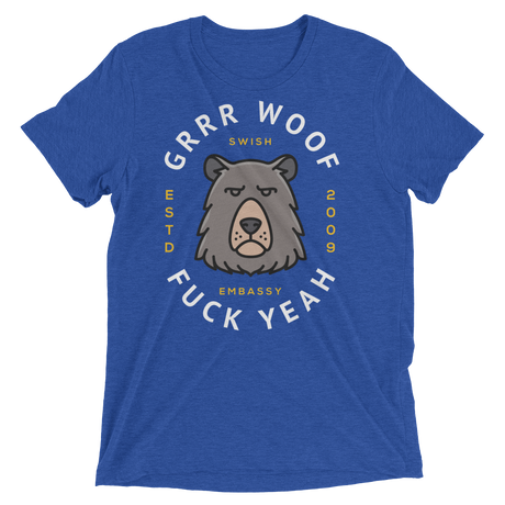 Grrr Woof (Triblend)-Triblend T-Shirt-Swish Embassy