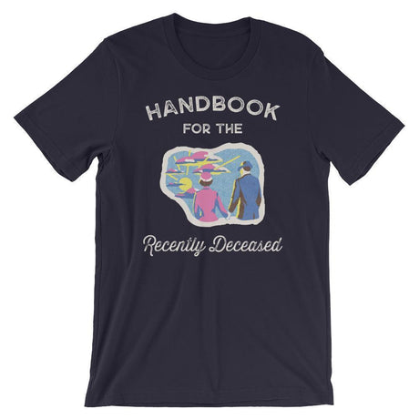 Handbook for the Recently Deceased-Halloween T-Shirt-Swish Embassy