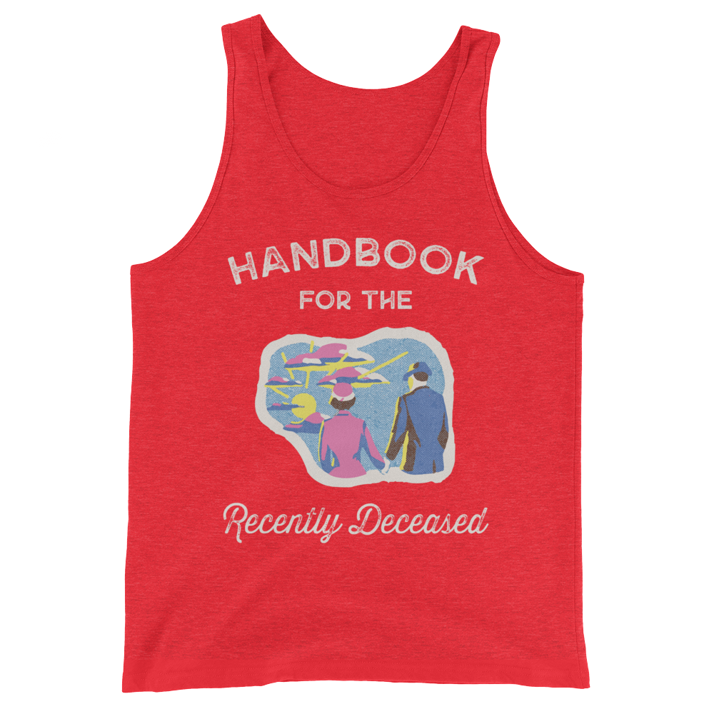 Handbook for the Recently Deceased (Tank Top)-Halloween Tank-Swish Embassy