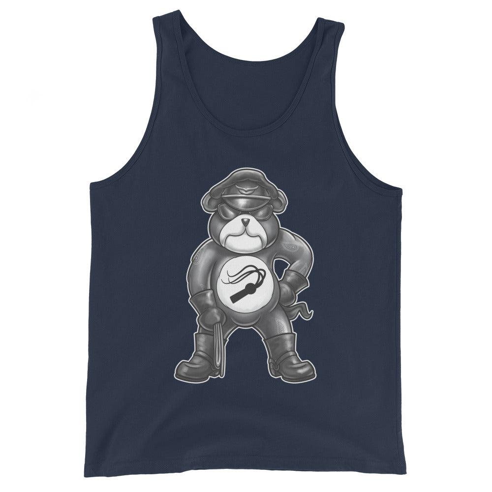 Hanky Bear - Black (Tank Top)-Tank Top-Swish Embassy