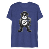 Hanky Bear - Black (Triblend)-Triblend T-Shirt-Swish Embassy