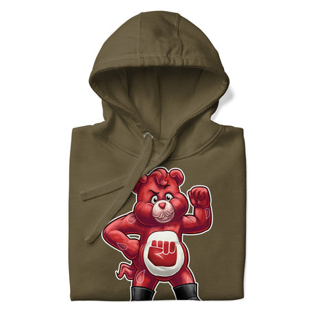 Hanky Bear - Red (Hoodie)-Hoodie-Swish Embassy