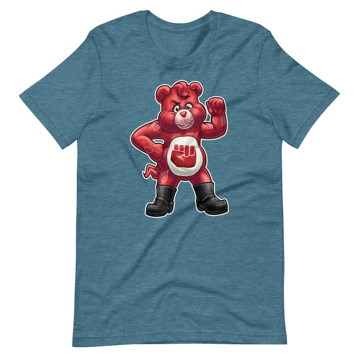 Hanky Bear - Red-T-Shirts-Swish Embassy