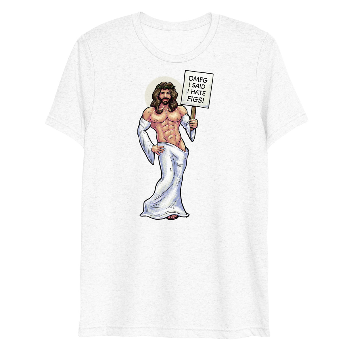 Hates Figs (Triblend)-Triblend T-Shirt-Swish Embassy