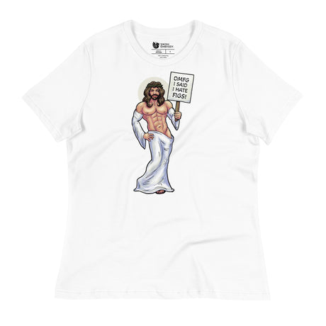 Hates Figs (Women's Relaxed T-Shirt)-Women's T-Shirts-Swish Embassy