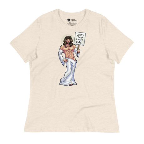 Hates Figs (Women's Relaxed T-Shirt)-Women's T-Shirts-Swish Embassy