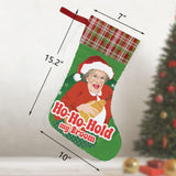 Ho Ho Hold My Broom (Sequin Christmas Stocking)-Christmas Stockings-Swish Embassy