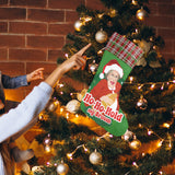 Ho Ho Hold My Broom (Sequin Christmas Stocking)-Christmas Stockings-Swish Embassy