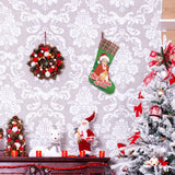 Ho Ho Hold My Broom (Sequin Christmas Stocking)-Christmas Stockings-Swish Embassy