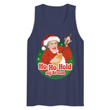 Ho Ho Hold My Broom (Tank top)-Christmas Tank Tops-Swish Embassy