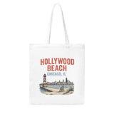 Hollywood Beach (Canvas Bag)-Canvas Bag-Swish Embassy