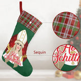 Holy Schittmas (Sequin Christmas Stocking)-Christmas Stockings-Swish Embassy