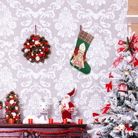 Holy Schittmas (Sequin Christmas Stocking)-Christmas Stockings-Swish Embassy