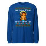 Holy Spirit? I Don't Know Her (Ugly Christmas)-Christmas T-Shirts-Swish Embassy