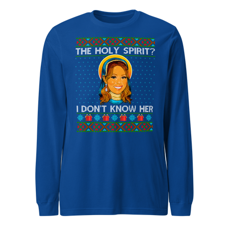 Holy Spirit? I Don't Know Her (Ugly Christmas)-Christmas T-Shirts-Swish Embassy