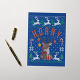 Horny (Greeting Card)-Greeting Card-Swish Embassy