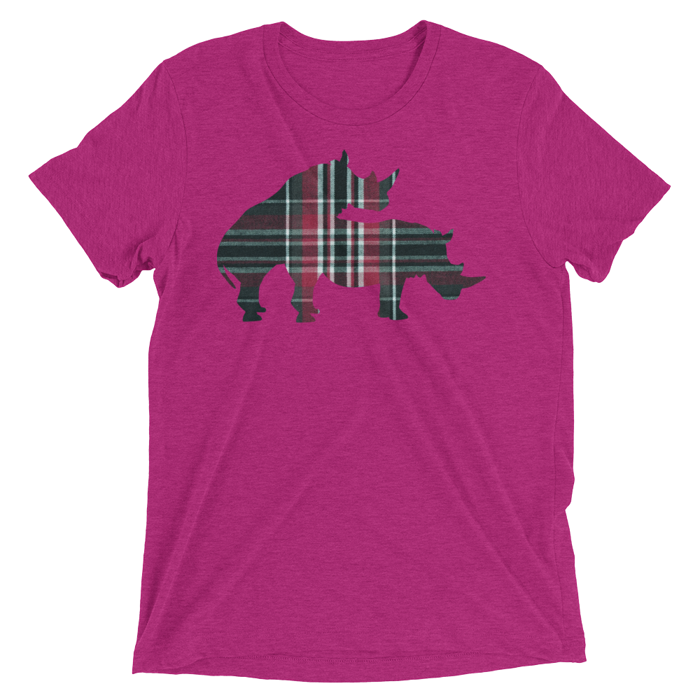 Horny Tartan (Triblend)-Triblend T-Shirt-Swish Embassy