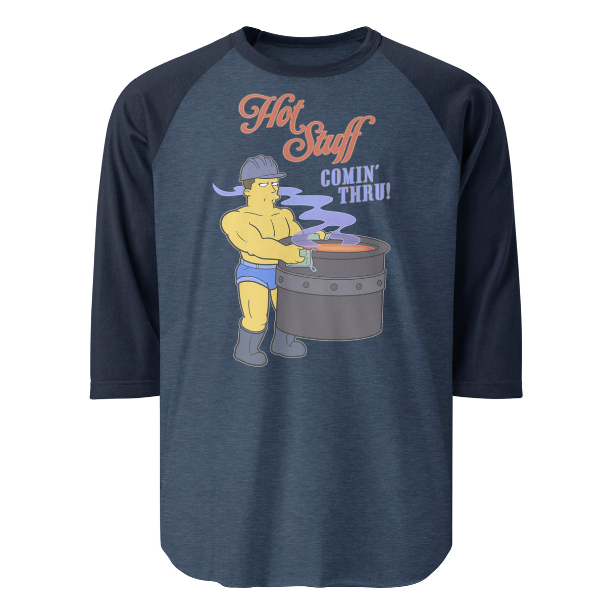 Hot Stuff Comin’ Thru (Raglan)-Raglan-Swish Embassy