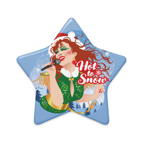 Hot To Snow (Ceramic Ornament)-Swish Embassy