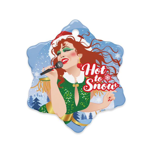 Hot To Snow (Ceramic Ornament)-Swish Embassy