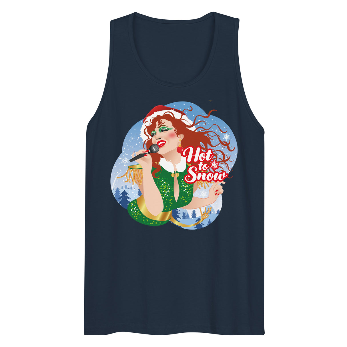 Hot To Snow (Tank top)-Tank Top-Swish Embassy