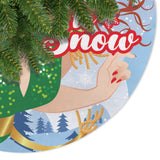 Hot to Snow (Tree Skirt)-Tree Skirts-Swish Embassy