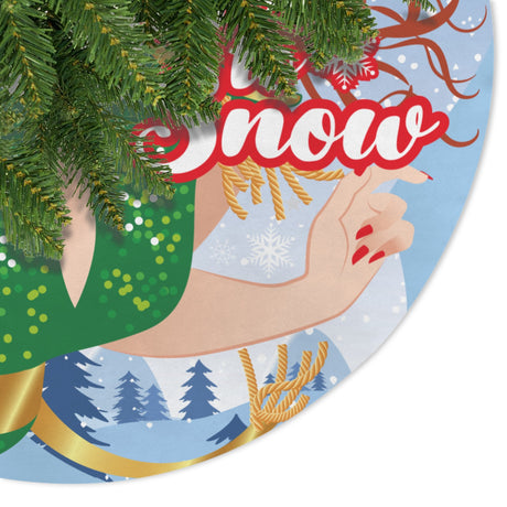 Hot to Snow (Tree Skirt)-Tree Skirts-Swish Embassy