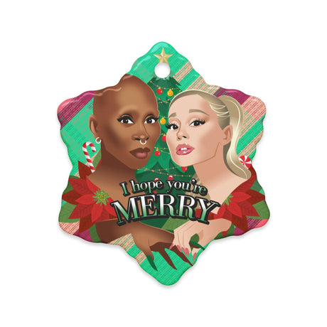 I Hope You're Merry (Ceramic ornament)-Swish Embassy