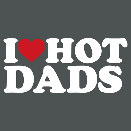 I Love Hot Dads-Basic T-Shirts-Swish Embassy