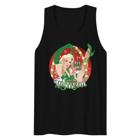I See Me Under the Mistletoe (Tank top)-Tank Top-Swish Embassy