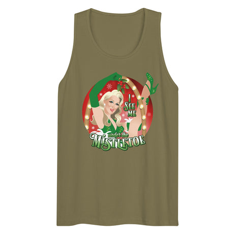 I See Me Under the Mistletoe (Tank top)-Tank Top-Swish Embassy