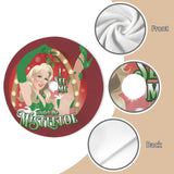I See Me Under the Mistletoe (Tree Skirt)-Tree Skirts-Swish Embassy