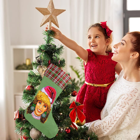 I Should Be So Jolly (Sequin Christmas Stocking)-Christmas Stockings-Swish Embassy