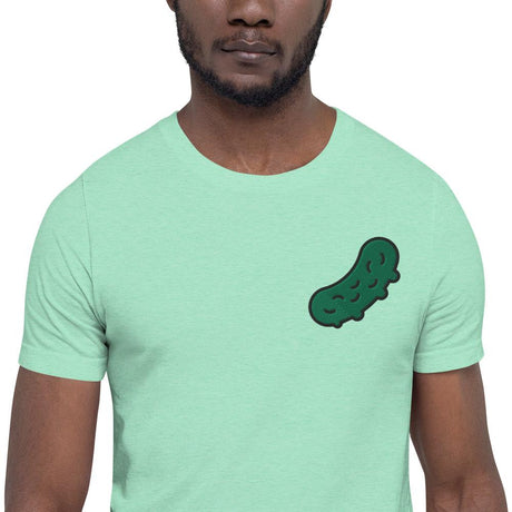 In A Pickle (Embroidered)-Embroidered T-Shirts-Swish Embassy