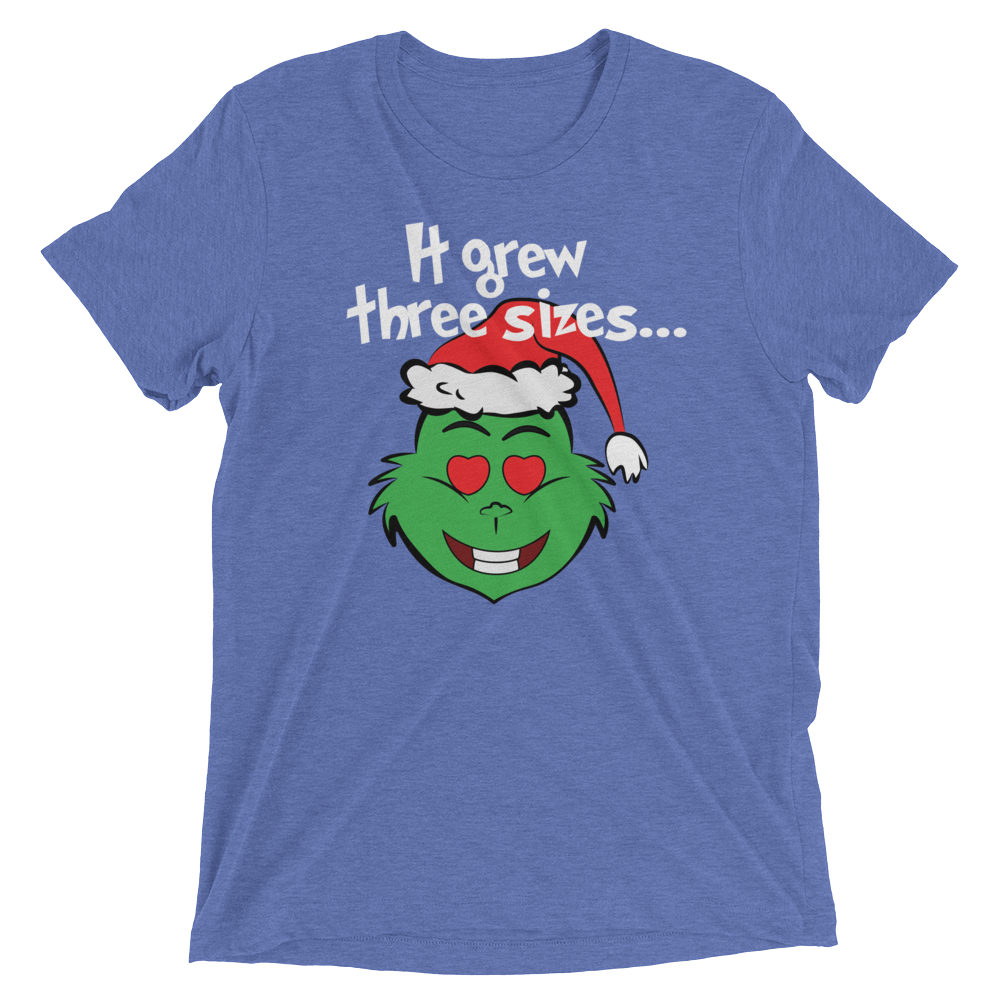 It Grew Three Sizes (Triblend)-Triblend T-Shirt-Swish Embassy