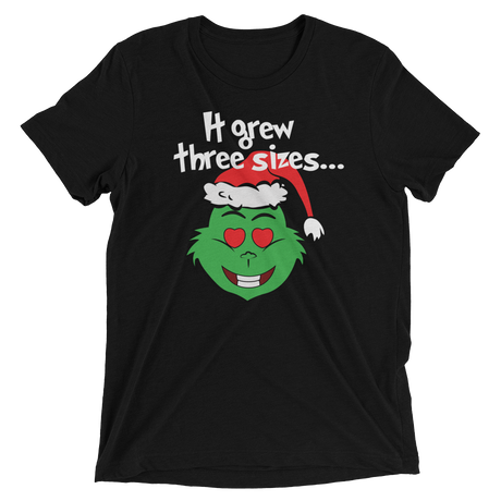 It Grew Three Sizes (Triblend)-Triblend T-Shirt-Swish Embassy