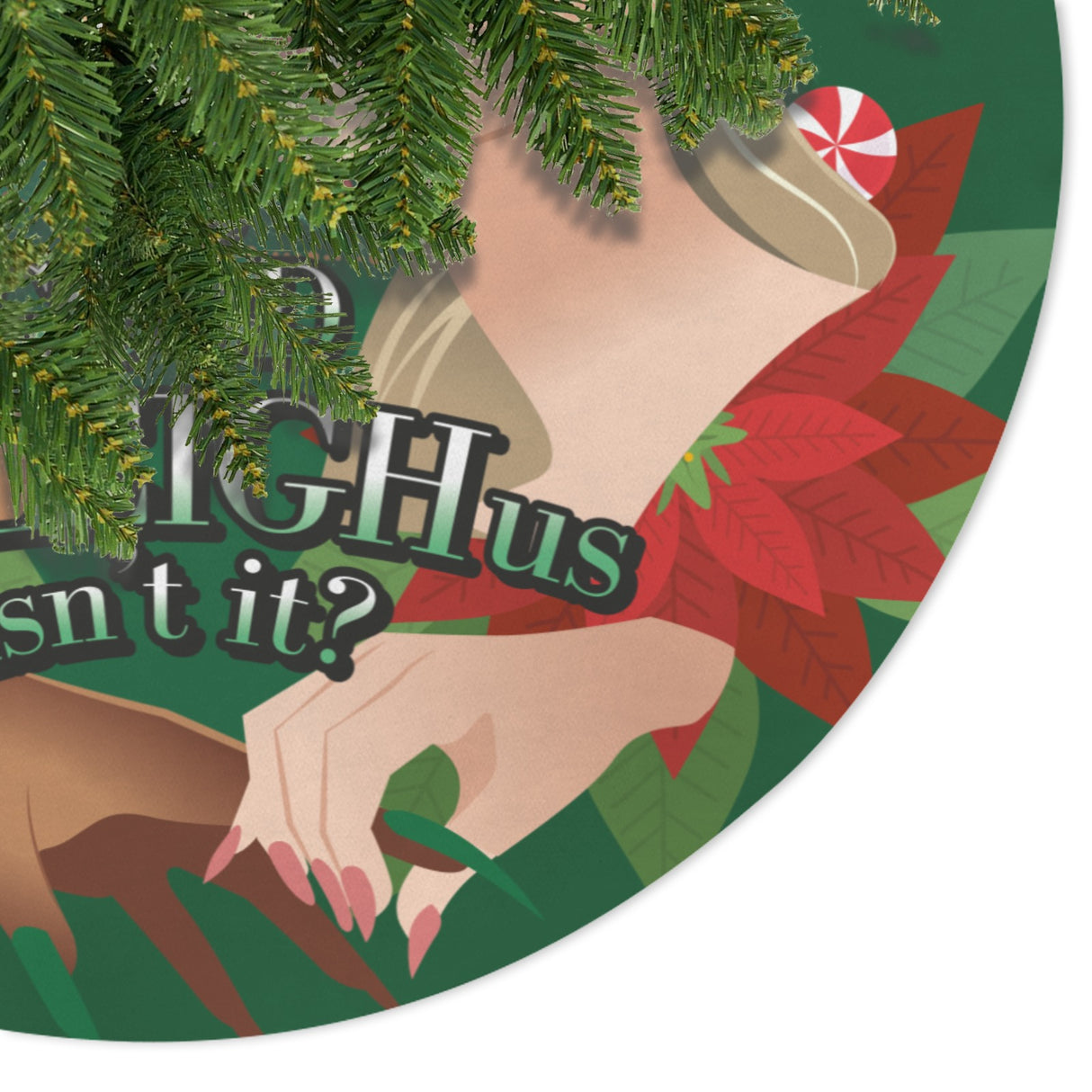 It's Good to Sleigh Us (Tree Skirt)-Tree Skirts-Swish Embassy