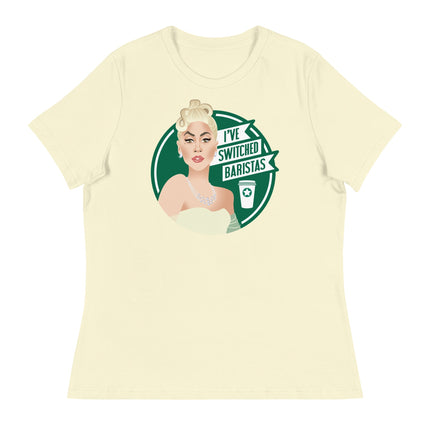 I've Switched Baristas (Women's Relaxed T-Shirt)-Women's T-Shirts-Swish Embassy