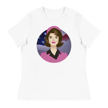 Jackie-O (Women's Relaxed T-Shirt)-Women's T-Shirts-Swish Embassy