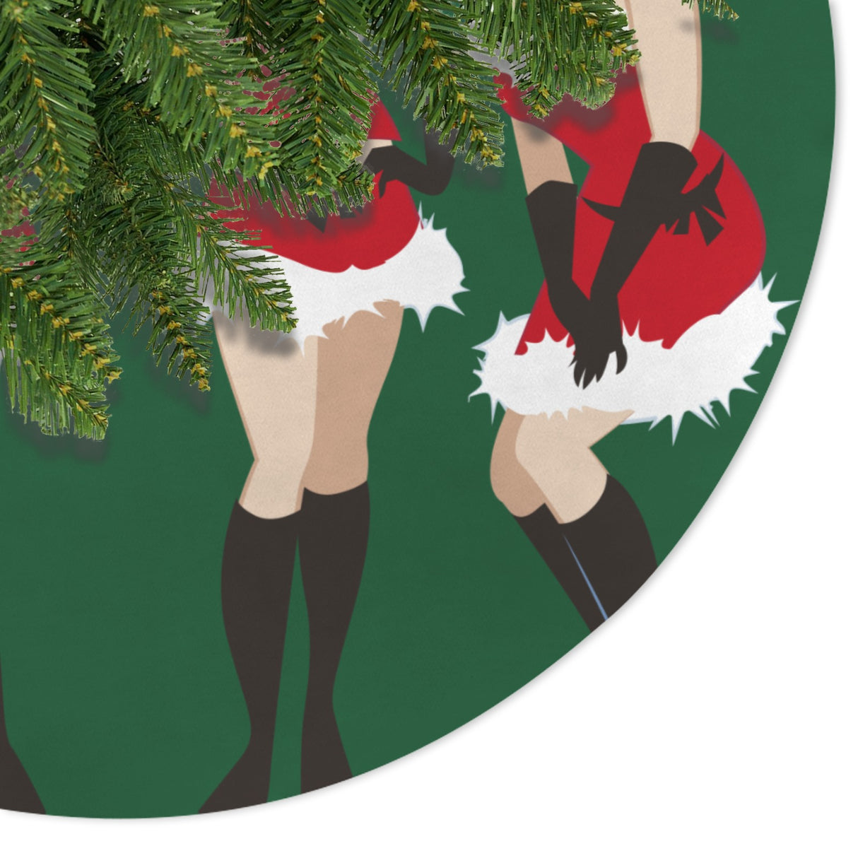 Jingle Bell Rock (Tree Skirt)-Tree Skirts-Swish Embassy