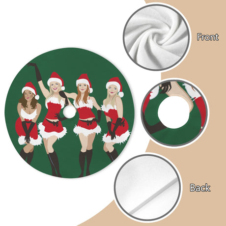Jingle Bell Rock (Tree Skirt)-Tree Skirts-Swish Embassy