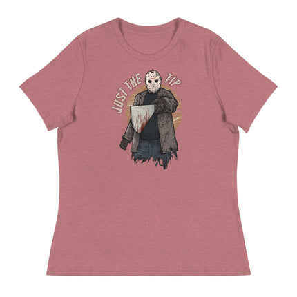 Just the Tip of Horror (Women's Relaxed T-Shirt)-Women's T-Shirts-Swish Embassy