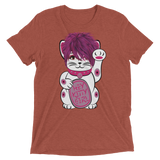 Kitty Girl (Triblend)-Triblend T-Shirt-Swish Embassy