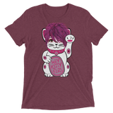 Kitty Girl (Triblend)-Triblend T-Shirt-Swish Embassy