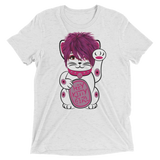 Kitty Girl (Triblend)-Triblend T-Shirt-Swish Embassy