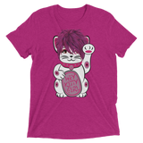 Kitty Girl (Triblend)-Triblend T-Shirt-Swish Embassy