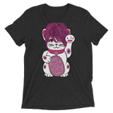 Kitty Girl (Triblend)-Triblend T-Shirt-Swish Embassy