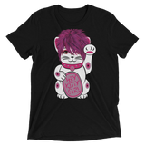 Kitty Girl (Triblend)-Triblend T-Shirt-Swish Embassy