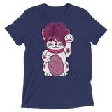 Kitty Girl (Triblend)-Triblend T-Shirt-Swish Embassy