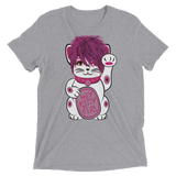 Kitty Girl (Triblend)-Triblend T-Shirt-Swish Embassy